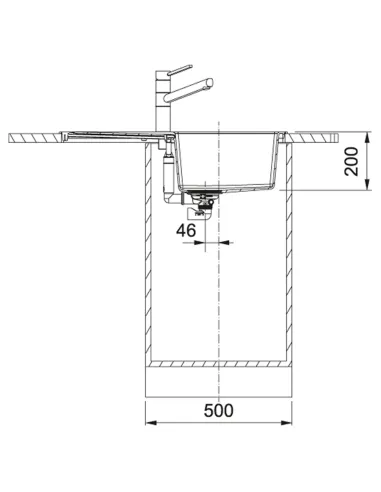Мийка кухонна кам`яна прямокутна Franke Sirius 2.0 S2D 611-78, 780x500x200 мм, бежева купити у Дніпрі та Києві - ціна від КТУ