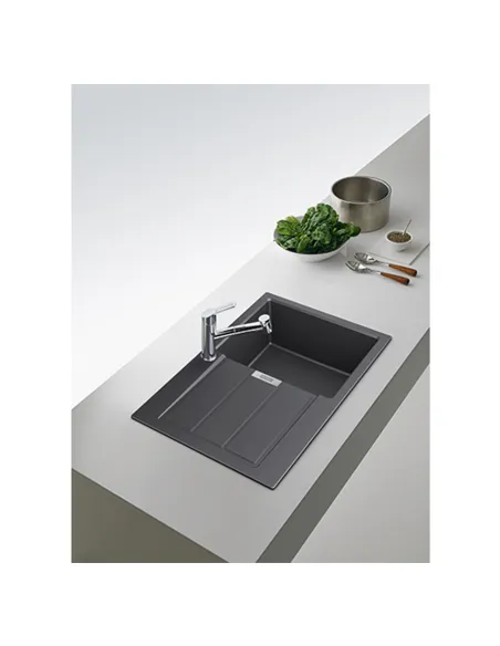 Мойка для кухни прямоугольная Franke Sirius 2.0 S2D 611-78, 780x500x200 мм, каменная, черная купить в Днепре и Киеве - цена от К