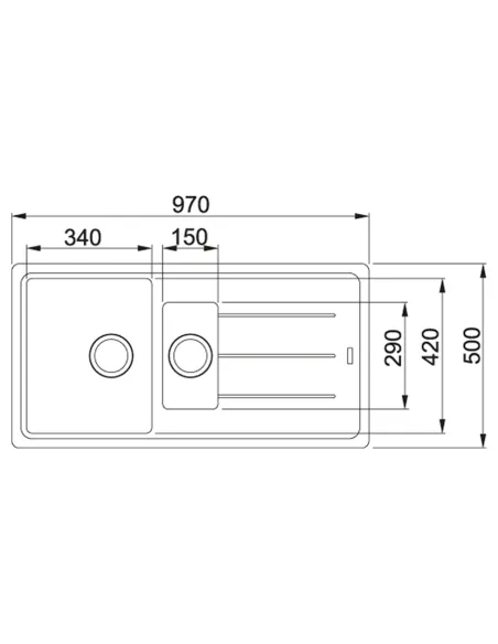 Мойка для кухни из гранита Franke BFG 651 бежевая купити в Дніпрі та Києві - ціна від КТУ