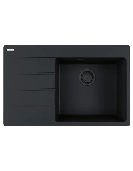 Мойка для кухни прямоугольная Franke Centro CNG 611-78 TL Black Edition, крыло слева, каменная купить в Днепре и Киеве - цена от