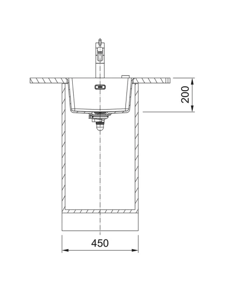 Мойка для кухни прямоугольная Franke Maris MRG 110-37, 403х433х200 оникс, каменная купить в Днепре и Киеве - цена от КТУ