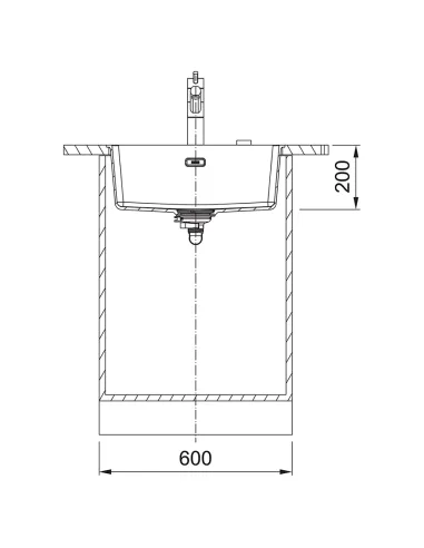 Мойка для кухни прямоугольная Franke Maris MRG 110-52, 553х433х200 мм, серый сланец, каменная купить в Днепре и Киеве - цена от 
