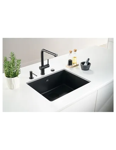 Мийка для кухні з граніту Franke MRG 110-52 чорна матова купити у Дніпрі та Києві - ціна від КТУ