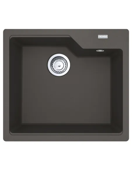 Мийка для кухні прямокутна Franke Urban UBG 610-56, 560х500х230 мм, сірий сланець, кам`яна