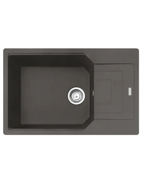 Мийка для кухні прямокутна Franke Urban UBG 611-78 XL, 780х500х220 мм, сірий сланець, кам`яна