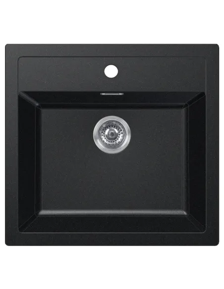 Мийка для кухні зі штучного каменю Franke SID 610-50 чорна купити у Дніпрі та Києві - ціна від КТУ