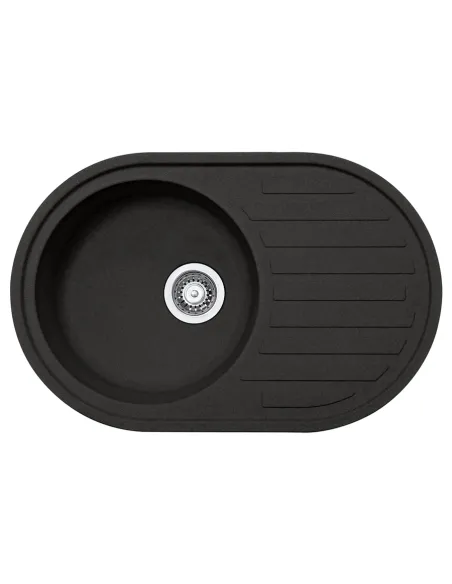 Мийка кухонна кам`яна овальна Franke Ronda ROG 611, 770x500x210 мм, онікс купити у Дніпрі та Києві - ціна від КТУ