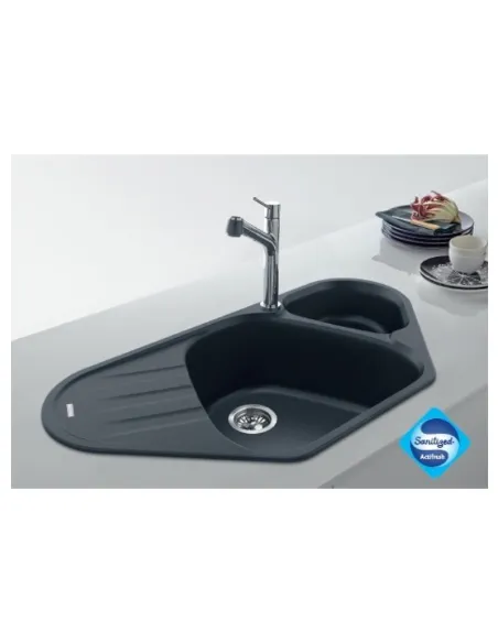 Мойка кухонная угловая Franke AZG 661-E, 500х960х215 мм, оникс, каменная купить в Днепре и Киеве - цена от КТУ