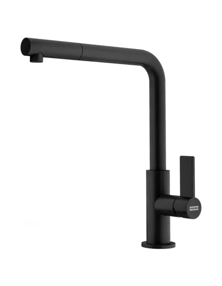 Змішувач для кухні з висувним виливом Franke Neptune Evo чорний купити в Дніпрі та Києві - ціна від КТУ