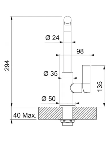 Змішувач для кухні з висувним виливом Franke Neptune Evo чорний купити в Дніпрі та Києві - ціна від КТУ