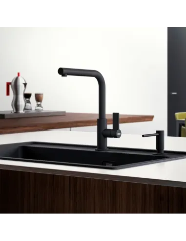 Смеситель для кухни Franke Neptune Evo, черный купить в Днепре и Киеве - цена от КТУ