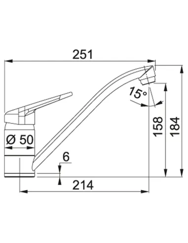 Смеситель для кухни Franke Novara-Plus, оникс купить в Днепре и Киеве - цена от КТУ