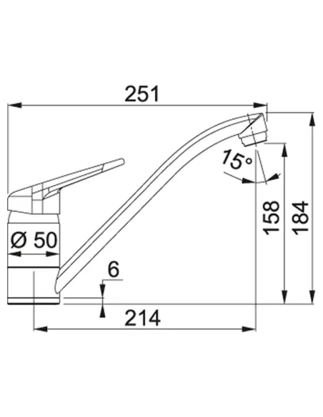 Смеситель для кухни Franke Novara-Plus, сахара купить в Днепре и Киеве - цена от КТУ
