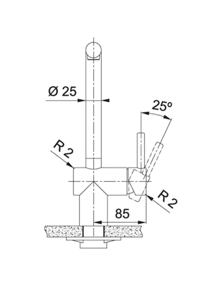 Смеситель для кухни из нержавеющей стали Franke Atlas Neo купить в Днепре и Киеве - цена от КТУ
