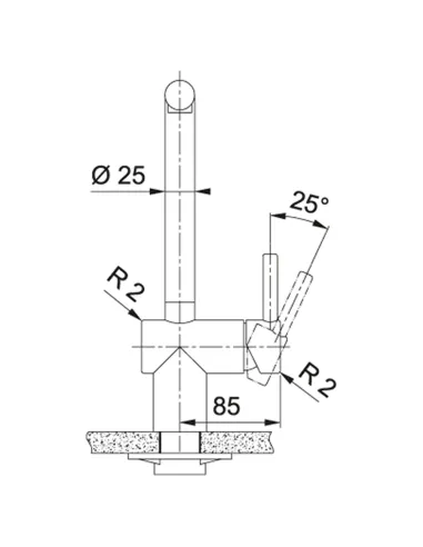 Смеситель для кухни Franke Atlas Neo Pull Out с выдвижным изливом купить в Днепре и Киеве - цена от КТУ