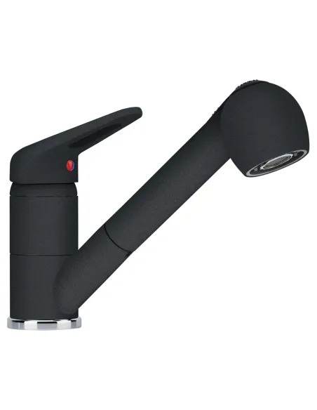 Смеситель для кухни Franke Novara-Plus оникс, с выдвижным изливом купить в Днепре и Киеве - цена от КТУ