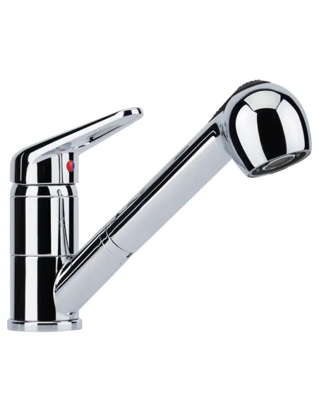 Смеситель для кухни Franke Novara-Plus хром, с выдвижным изливом купить в Днепре и Киеве - цена от КТУ