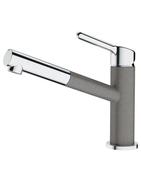 Змішувач для кухні з висувним виливом Franke Orbit Pull Out сірий камінь купити у Дніпрі та Києві - ціна від КТУ