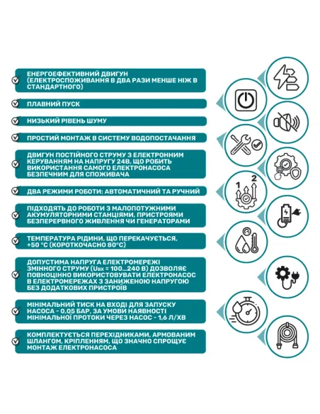 Насос для підвищення тиску NPO Booster mini 20 0.12 кВт, з мокрим ротором