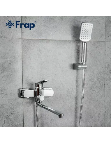 Змішувач для ванни Frap F2261 з душовим набором, хром