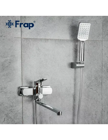 Смеситель для ванны Frap F2261 с душевым набором, хром