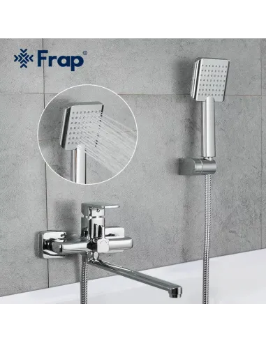 Смеситель для ванны Frap F2261 с душевым набором, хром