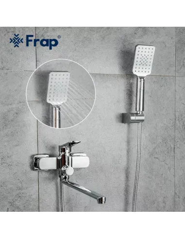 Змішувач для ванни Frap F2261 з душовим набором, хром