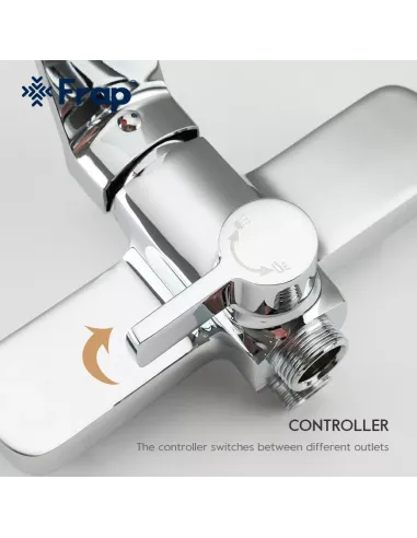 Смеситель для ванны Frap F2261 с душевым набором, хром