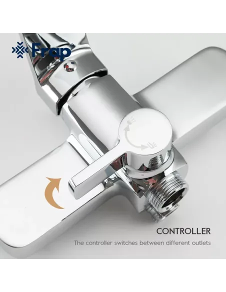 Смеситель для ванны Frap F2261 с душевым набором, хром