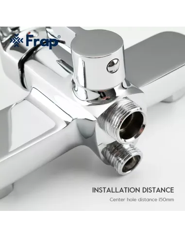 Змішувач для ванни Frap F2261 з душовим набором, хром