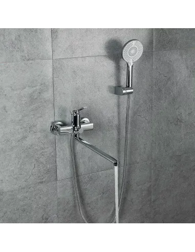 Змішувач для ванни Frap F2267 з душовим набором, хром