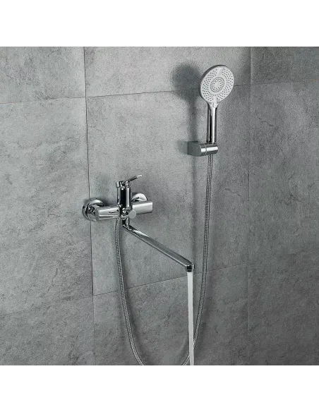 Змішувач для ванни Frap F2267 з душовим набором, хром