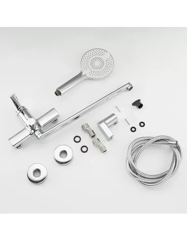 Змішувач для ванни Frap F2267 з душовим набором, хром