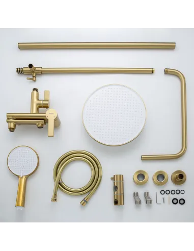 Душева система Frap F2488-3 з виливом