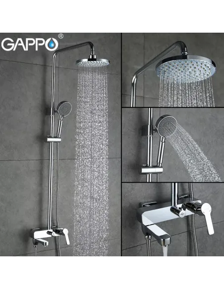 Душевая система Gappo G2402 с изливом Душевая система Gappo G2402 с изливом