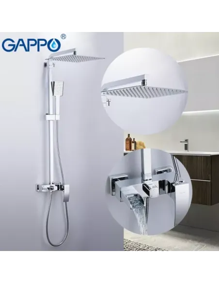 Душевая система Gappo G2407-20 с изливом