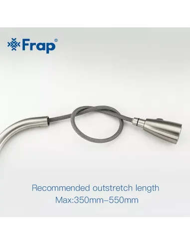 Змішувач для кухні Frap F60899-1, з висувним виливом