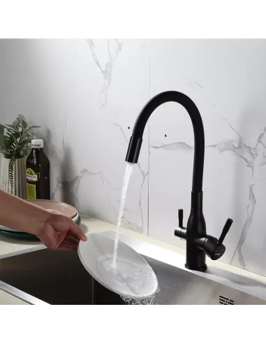 Змішувач для кухні Frap F4396-6, з підключенням до фільтра