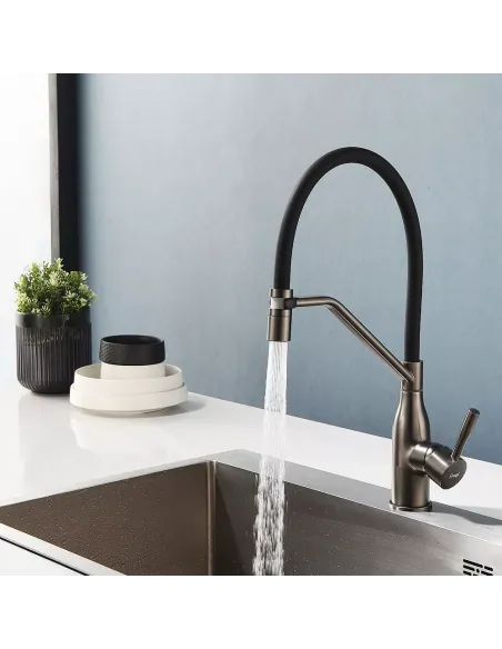 Смеситель для кухни Frap F4497-9, с гибким изливом