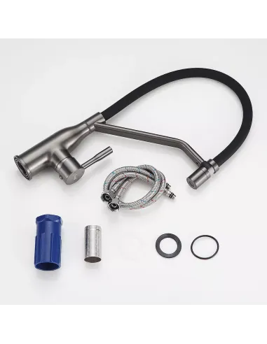 Смеситель для кухни Frap F4497-9, с гибким изливом