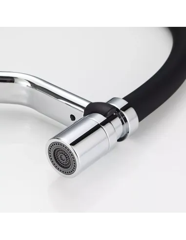 Змішувач для кухні Frap F4497, з гнучким виливом