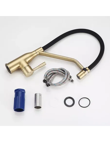 Смеситель для кухни Frap F4497-3, с гибким изливом