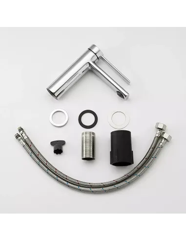 Змішувач для умивальника Frap F1067 хром, одноважільний