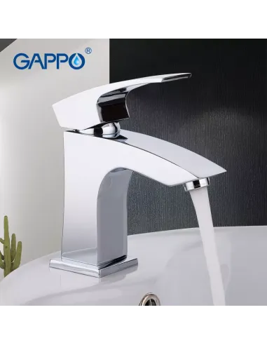 Смеситель для умывальника Gappo G1007 хром, однорычажный