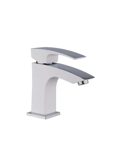 Смеситель для умывальника Gappo G1007-7 белый, однорычажный