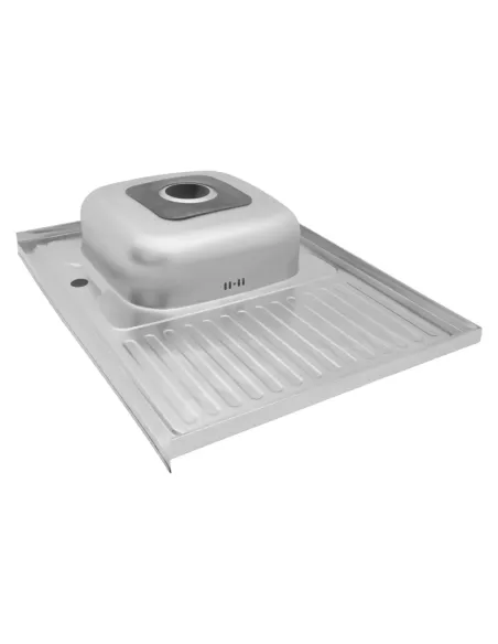 Мойка для кухни прямоугольная Kroner KRP Polierte - 6080L из нержавеющей стали