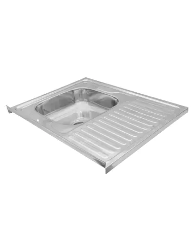 Мийка для кухні прямокутна Kroner KRP Polierte-6080R з нержавіючої сталі