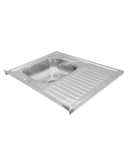 Мийка для кухні прямокутна Kroner KRP Polierte-6080R з нержавіючої сталі