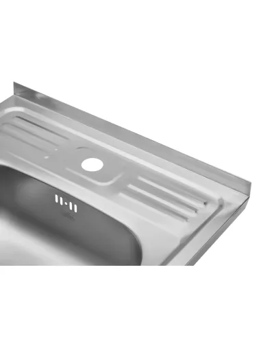 Мойка для кухни прямоугольная Kroner KRP Satin - 6050 из нержавеющей стали