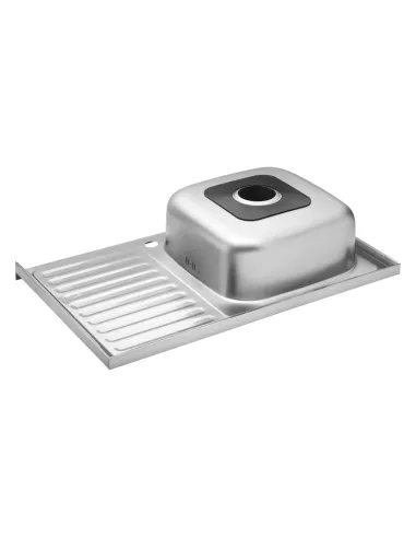 Мийка для кухні прямокутна Kroner KRP Satin-5080L з нержавіючої сталі